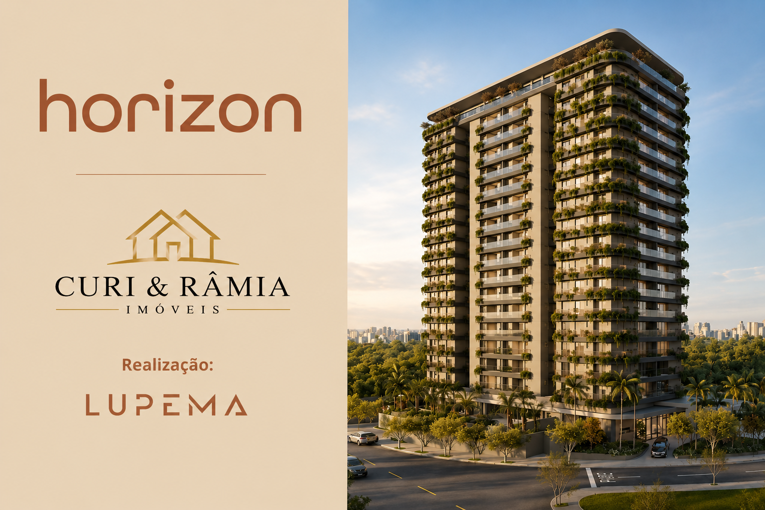 Fachada do empreendimento Horizon Residences